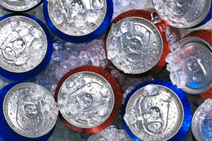 Cold Cans of Soda