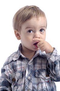 Young Boy Sucking his Thumb