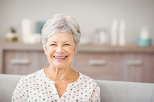 Elderly Woman Smiling