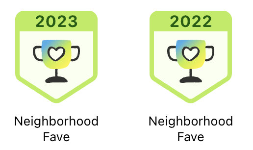 Nextdoor Neighborhood Fave 2022 & 2023